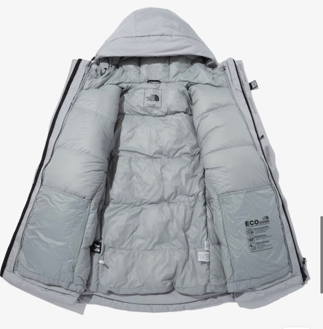 노스페이스 히말라얀 집인집 파카 그레이 XL 상품이미지3