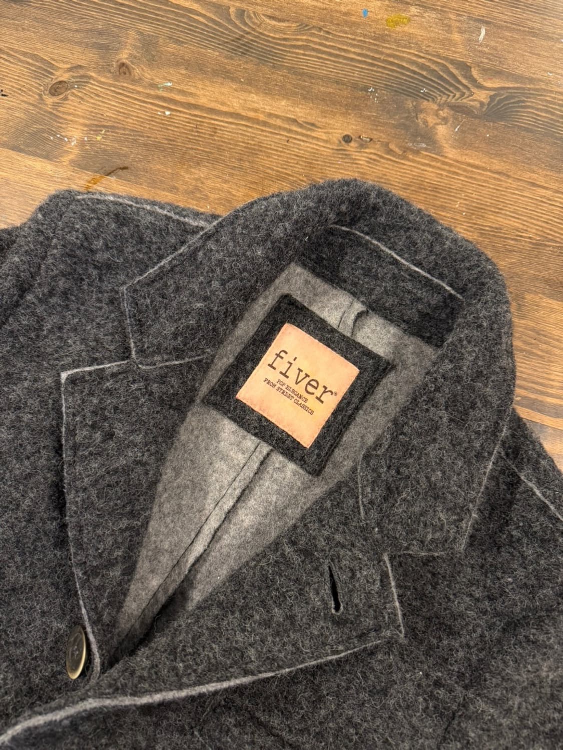 fiver 피버 펠트울 코트 100 상품이미지7