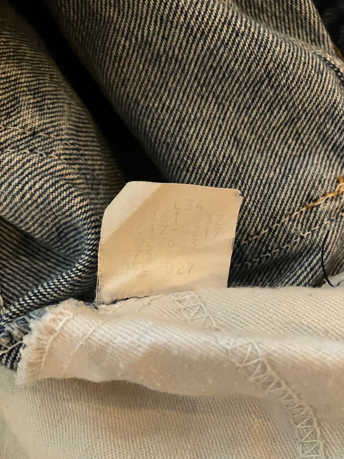 80s USA 빈티지 리바이스 517 오렌지탭 부츠컷 데님 팬츠 상품이미지10