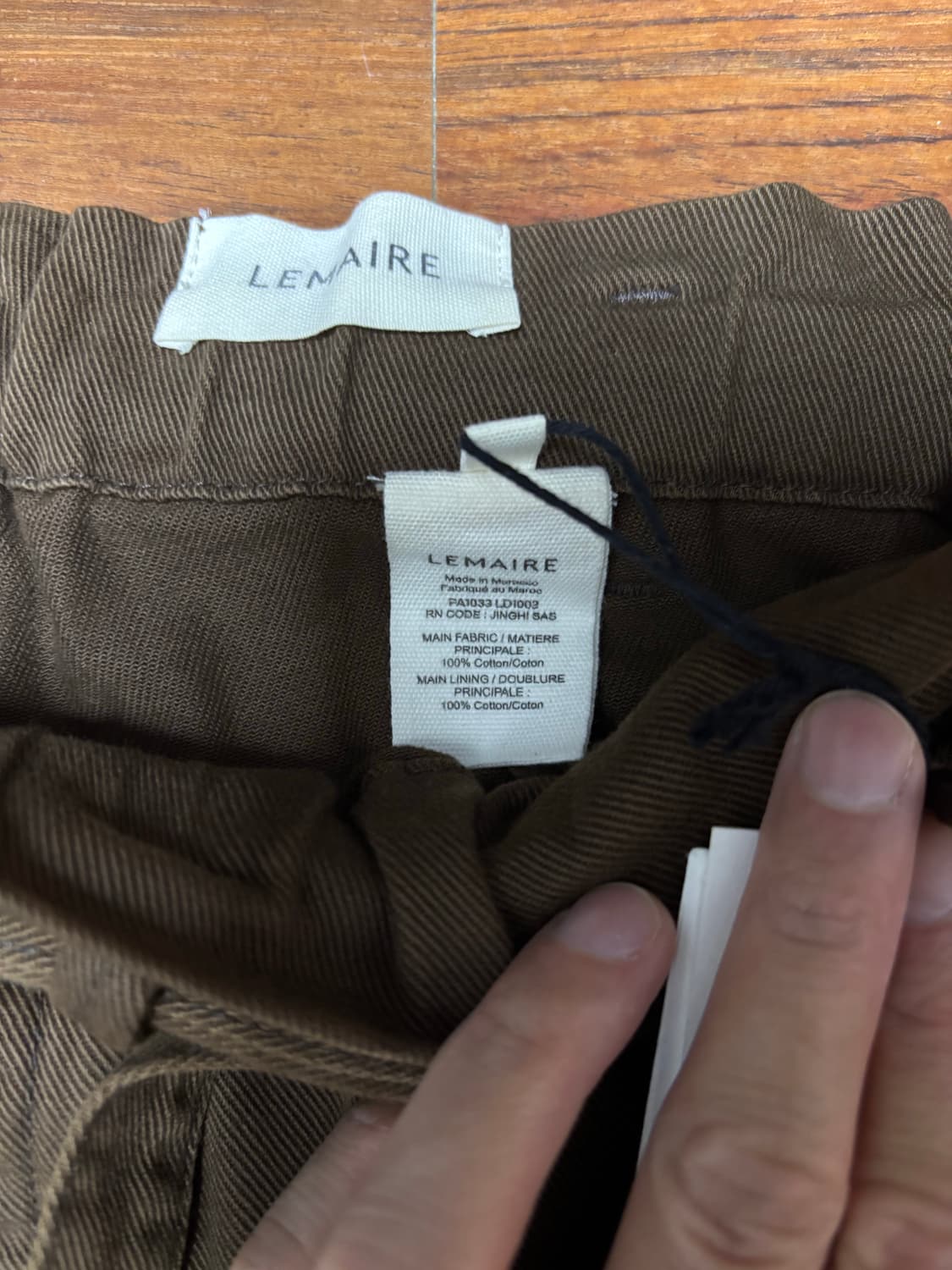 (46) 르메르 유도 팬츠 에스프레소 브라운 상품이미지2