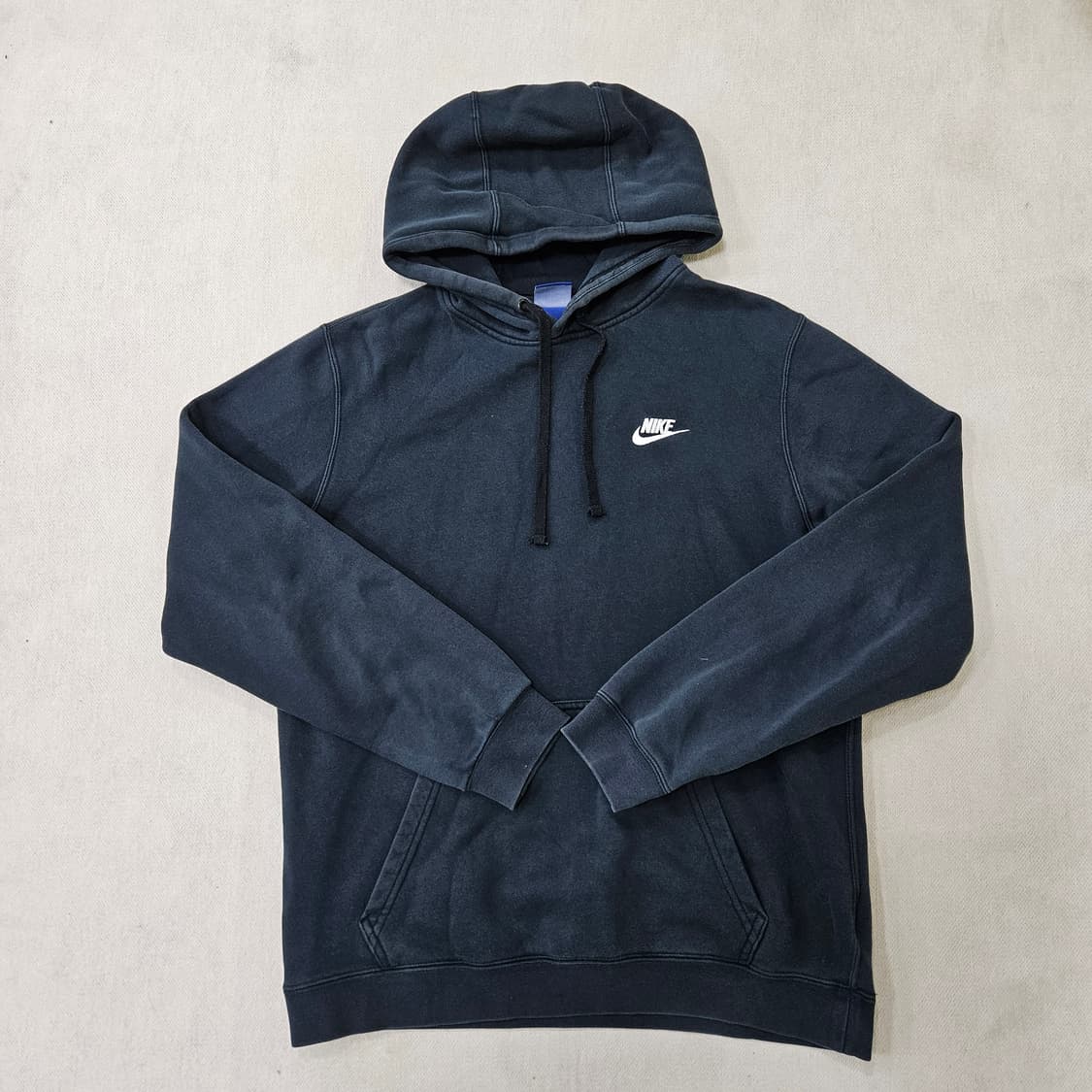 L 나이키 스몰로고 블랙 후드티 0311Y 상품이미지1