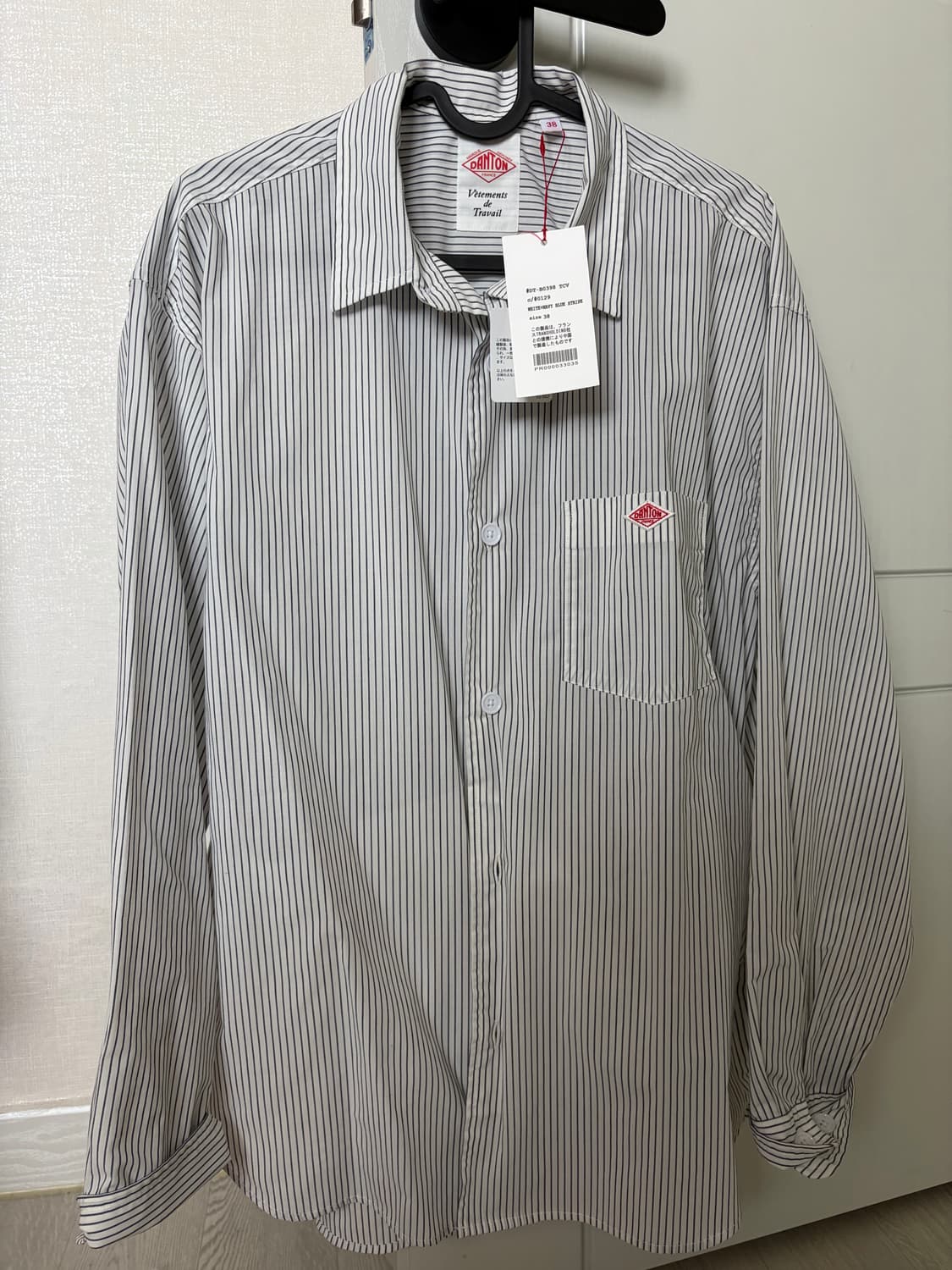 단톤 스트라이프 셔츠 상품이미지2