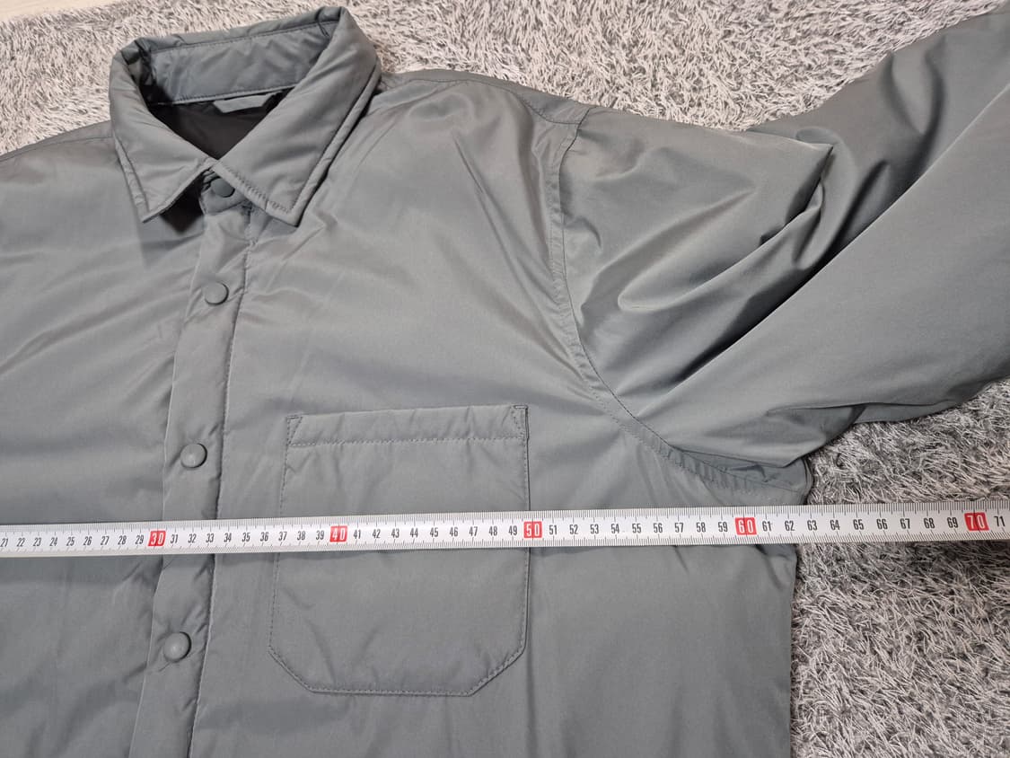 지오다노 남성 오버핏 경량 패딩 셔켓 L 상품이미지10