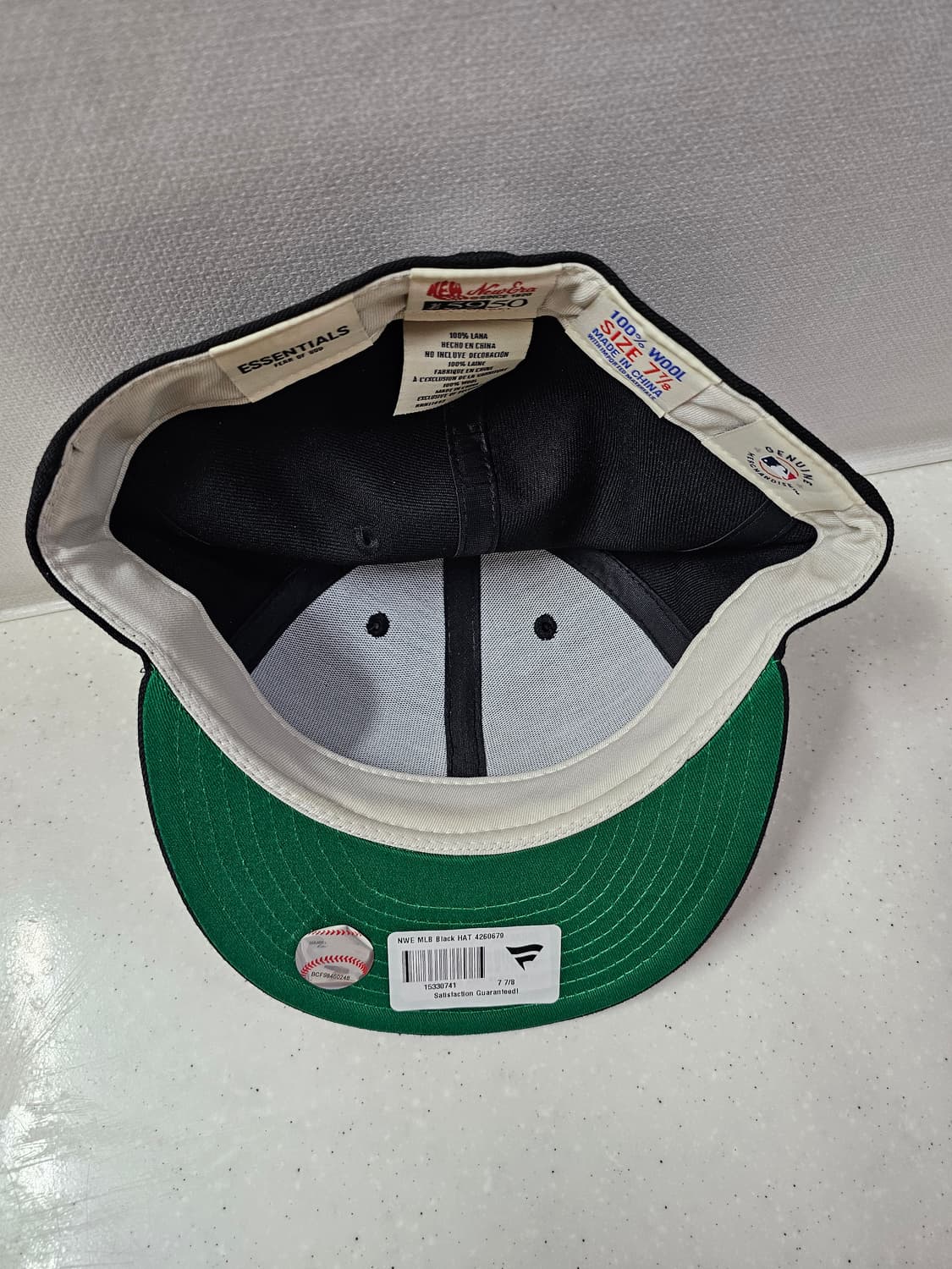 [새상품][7 7/8] 피어오브갓 에센셜 뉴에라 59FIFTY 블랙  상품이미지5