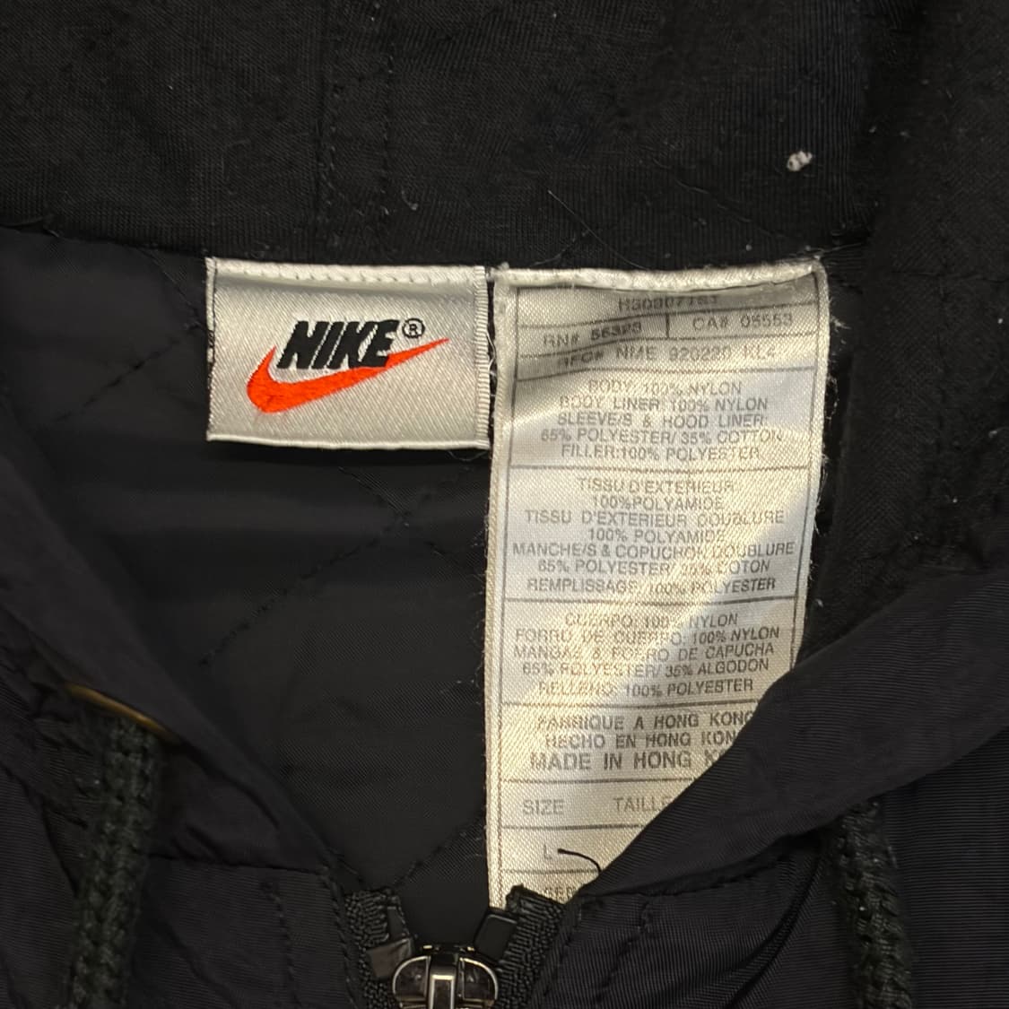 레어 90s 미국 빈티지 나이키 빅스우시 후드 패딩점퍼 상품이미지7