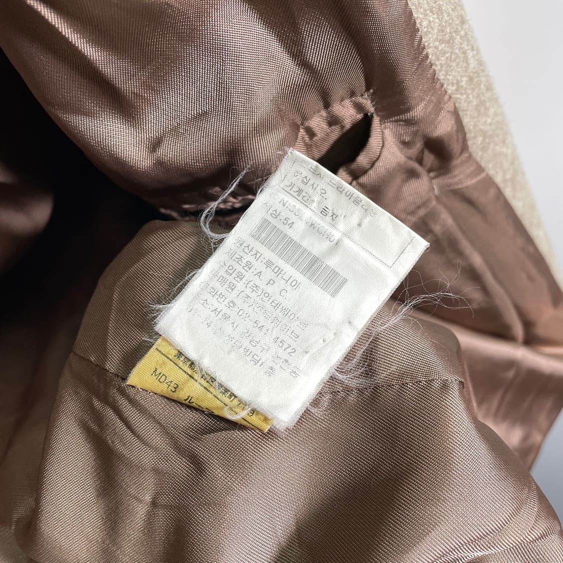 A.P.C 아페쎄 더블 울 코트 상품이미지9