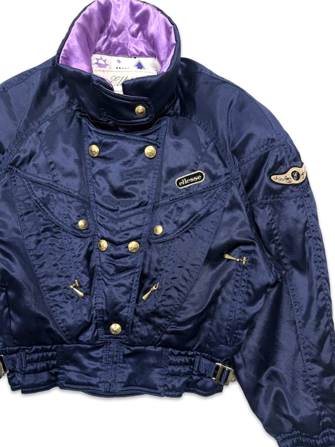 빈티지 ellesse 올드스쿨 크롭 자수 점퍼 상품이미지2