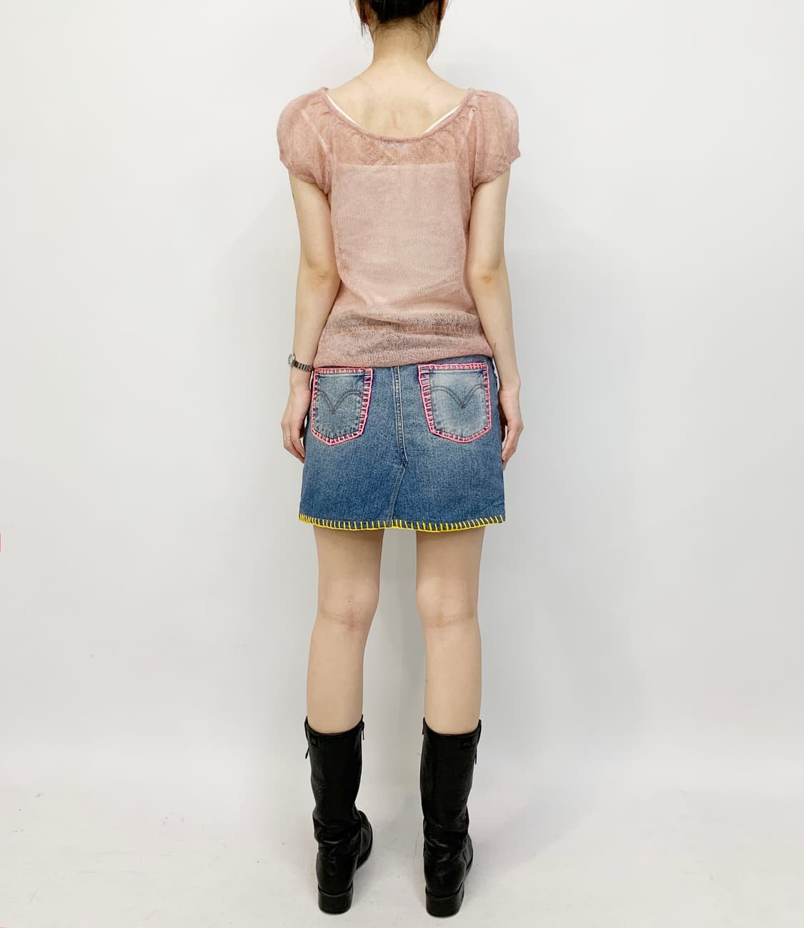  FREE'S SHOP 반팔 니트 상품이미지4