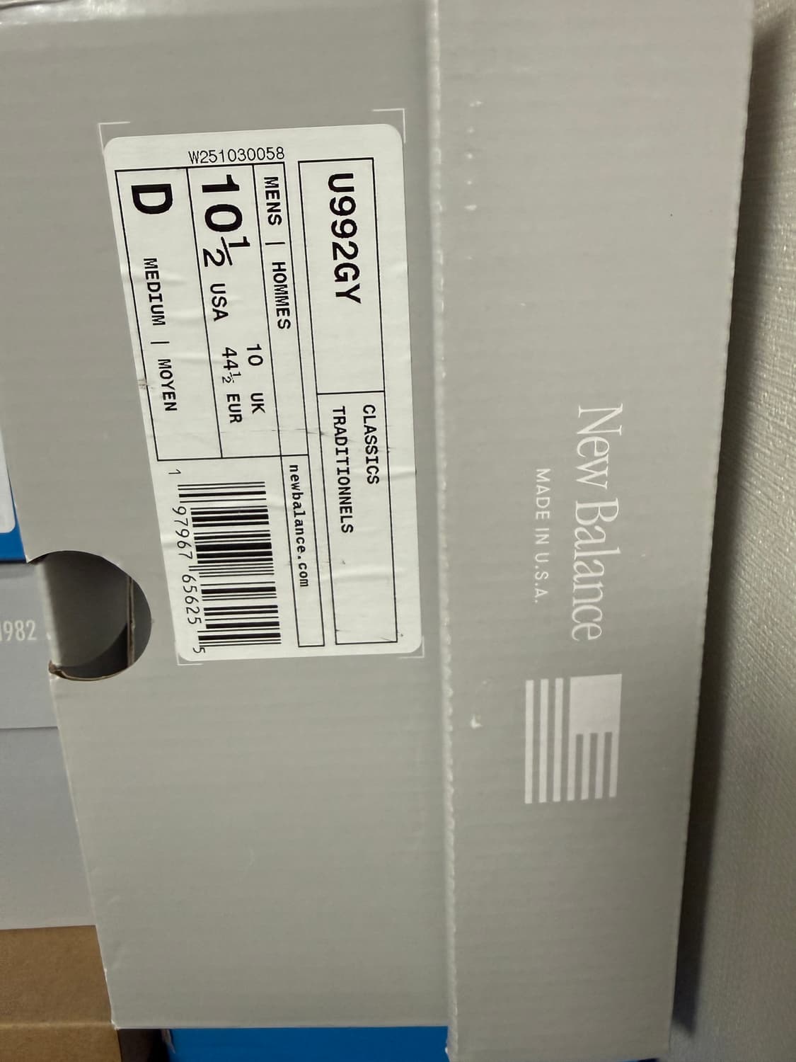 뉴발란스 992 그레이 285 상품이미지1