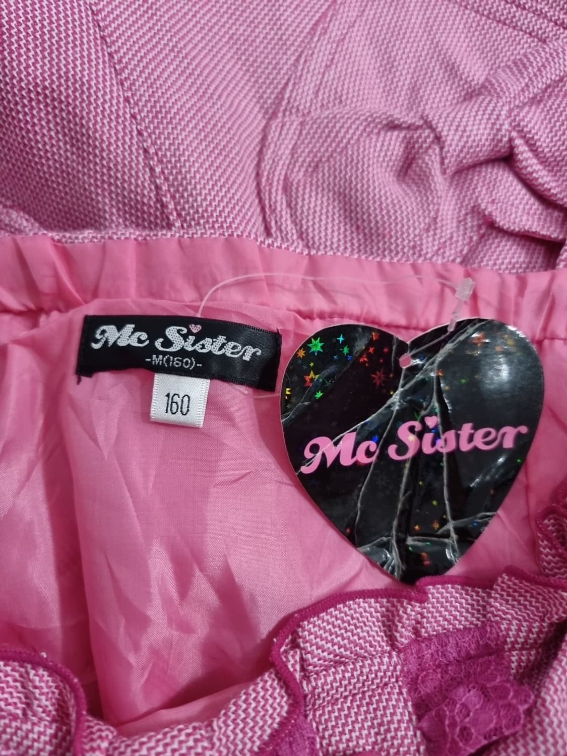 
Mc Sister 핑크 리본 레이스 점프슈트 (일본 정품)
 상품이미지2