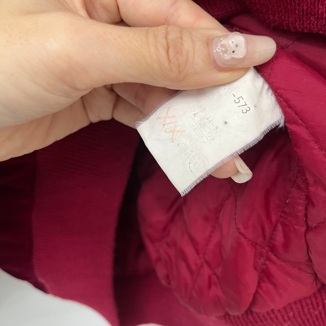 Japanese 버건디 드래곤 벨벳 스카쟌 자켓 상품이미지9