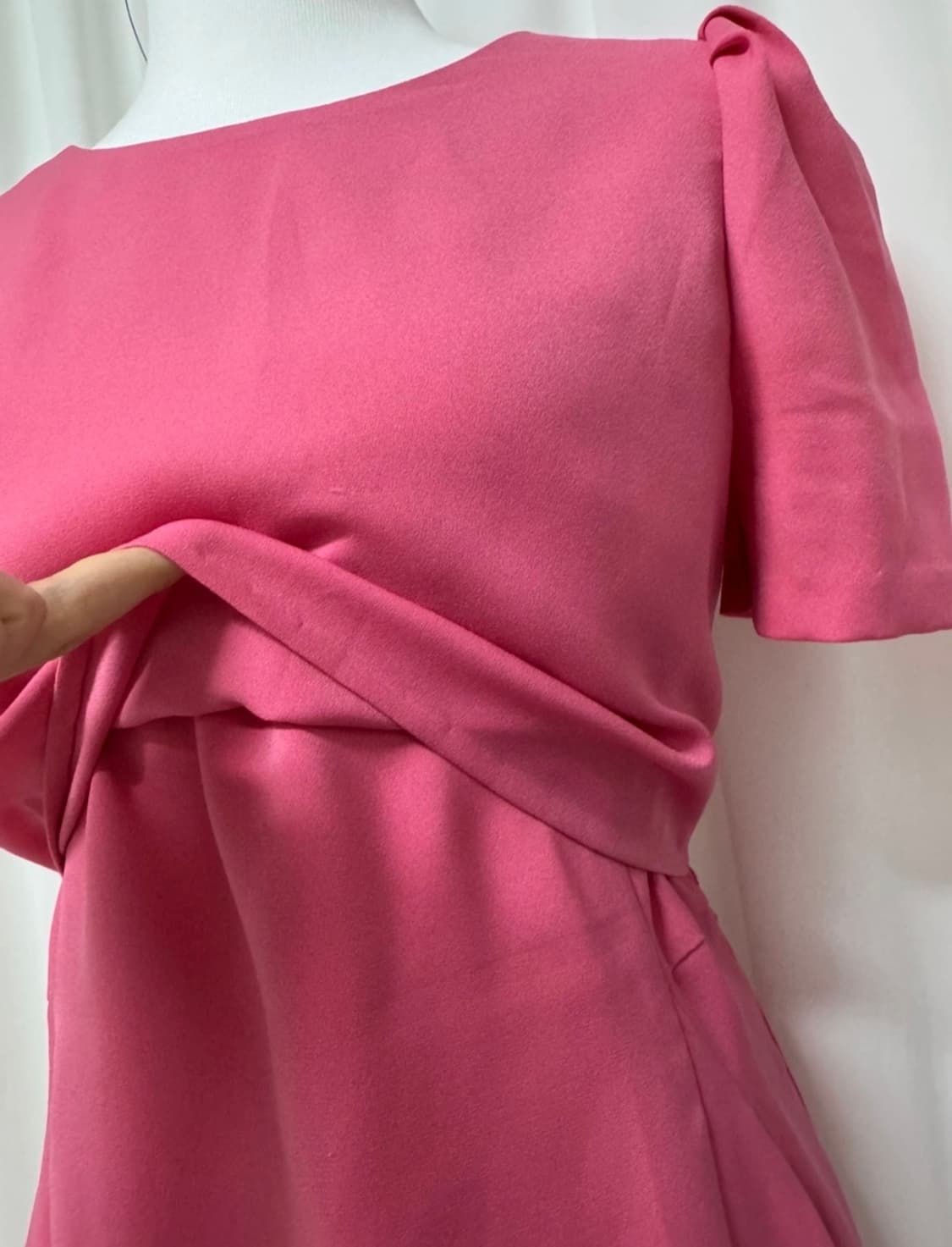 Roem 로엠 핑크 미니 원피스 상품이미지8