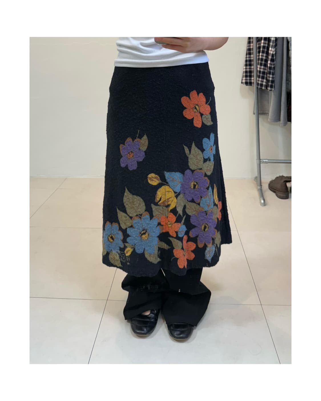 빈티지 플로랄 스커트 상품이미지2