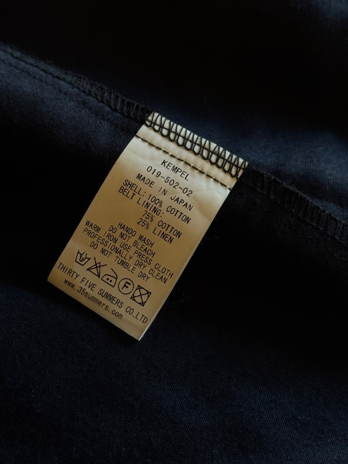 켐펠 몰스킨 프렌치 워크 자켓 100~103 상품이미지5