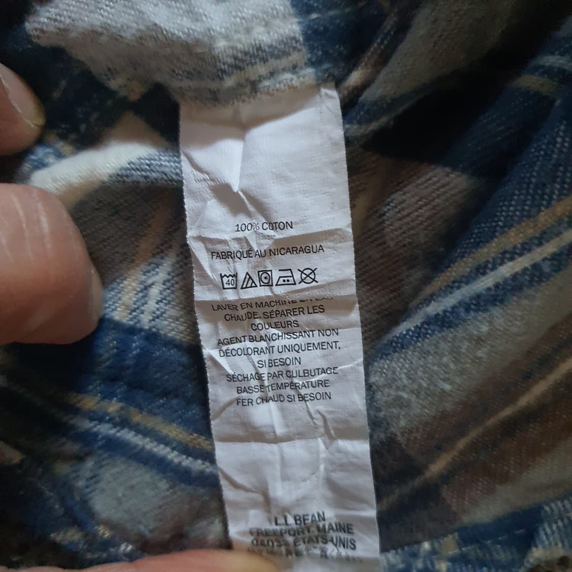L.L Bean 플란넬 셔츠no.12 상품이미지5
