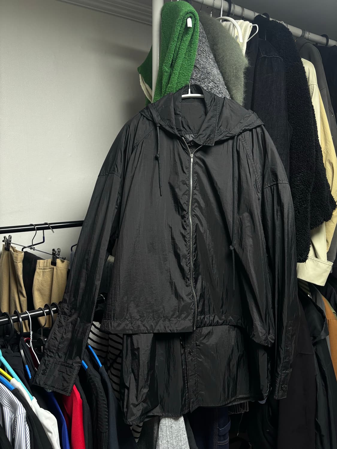 준지 레이어드 바람막이 상품이미지1