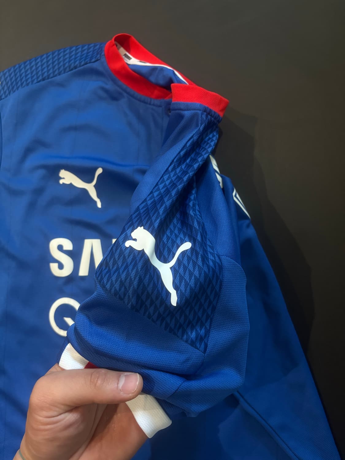 푸마 수원삼성 유스 홈유니폼 M 상품이미지5