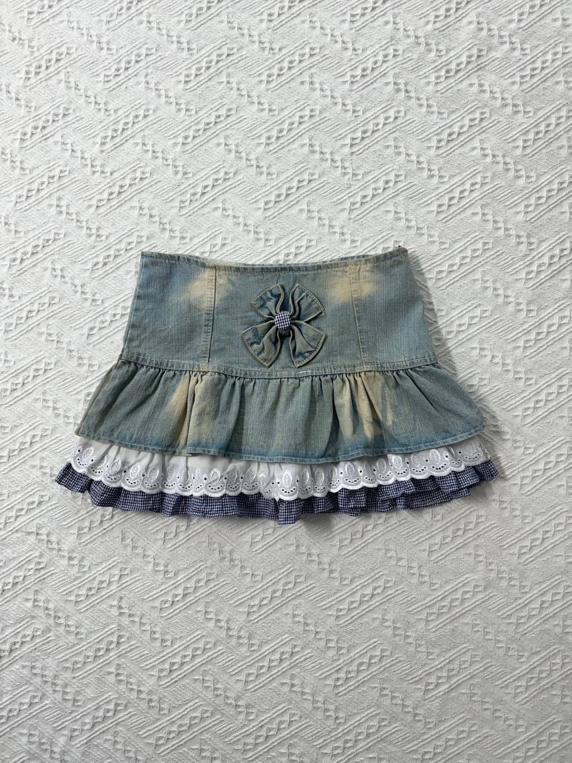 레이스 트리밍 걸리시 레이어드 3pcs SET 상품이미지9