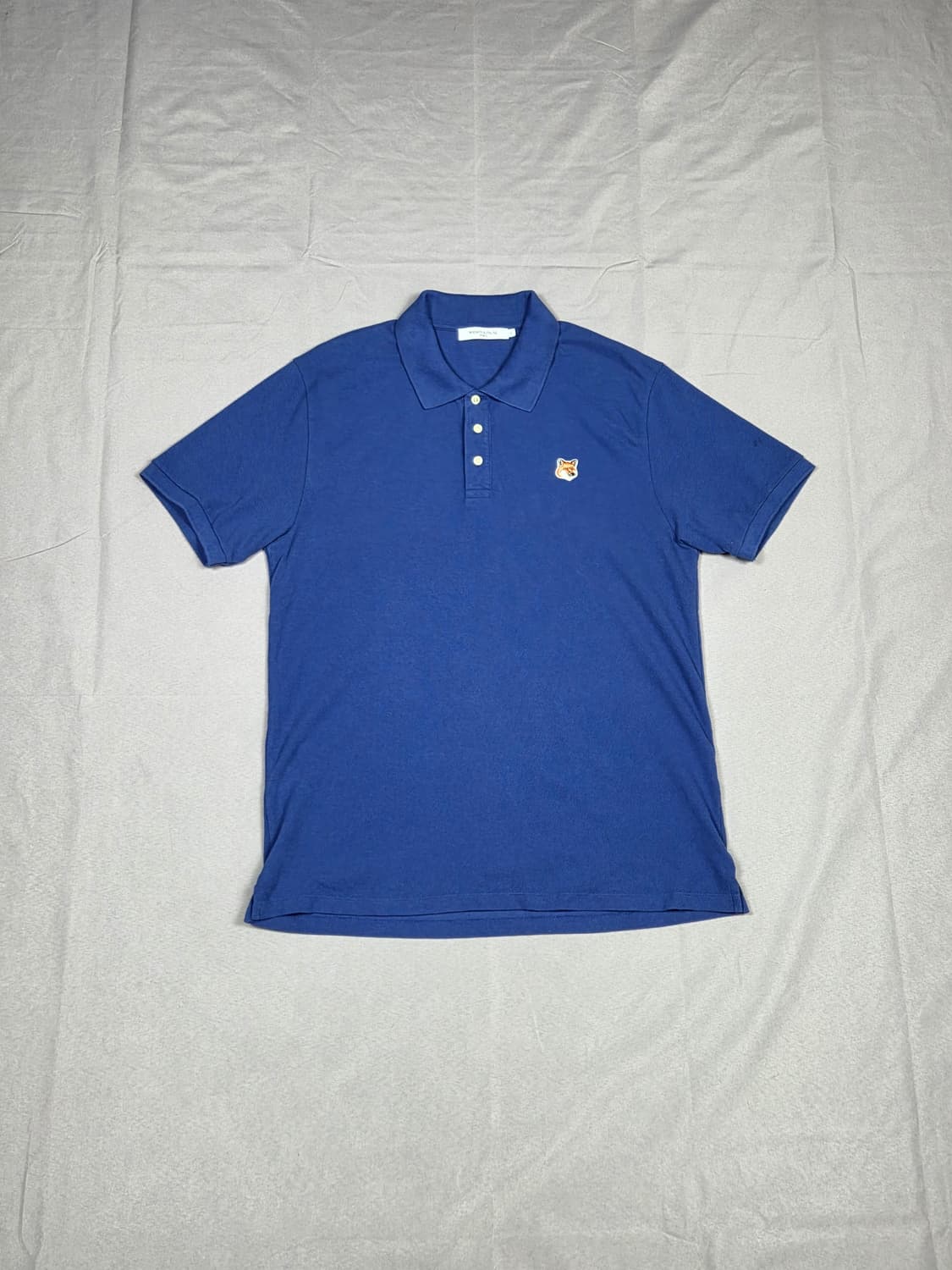 [메종키츠네] 폭스 헤드 패치 반팔 카라티 | S00092 상품이미지1