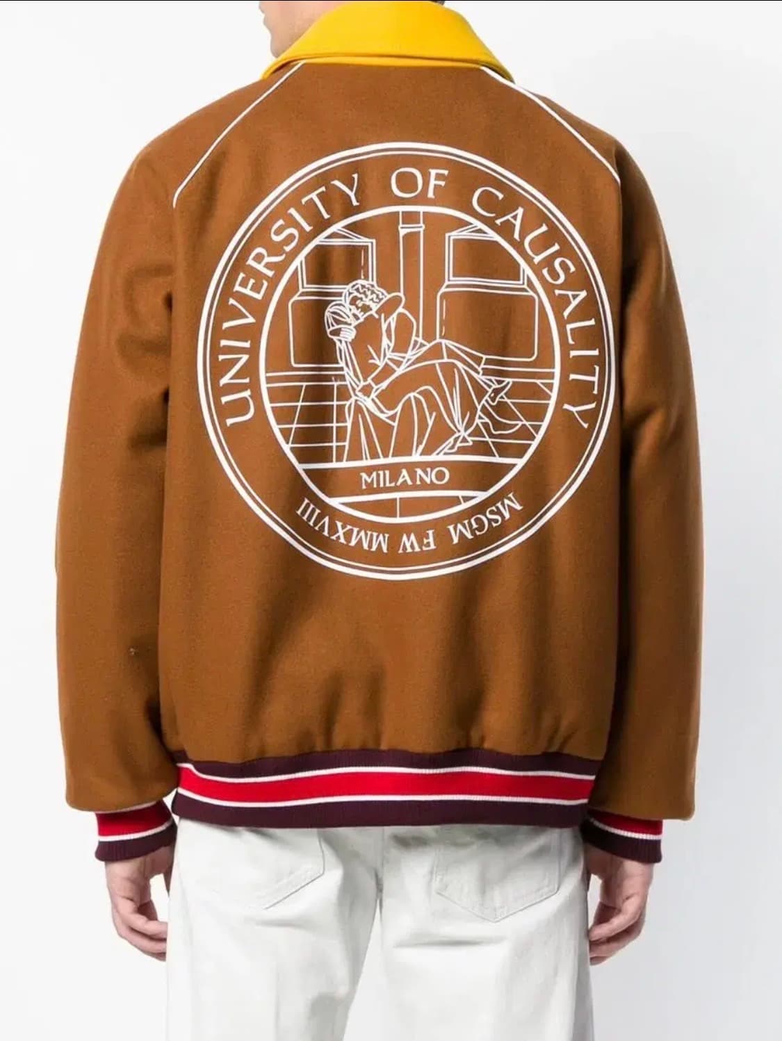 MSGM 봄버 바시티 자켓 상품이미지3