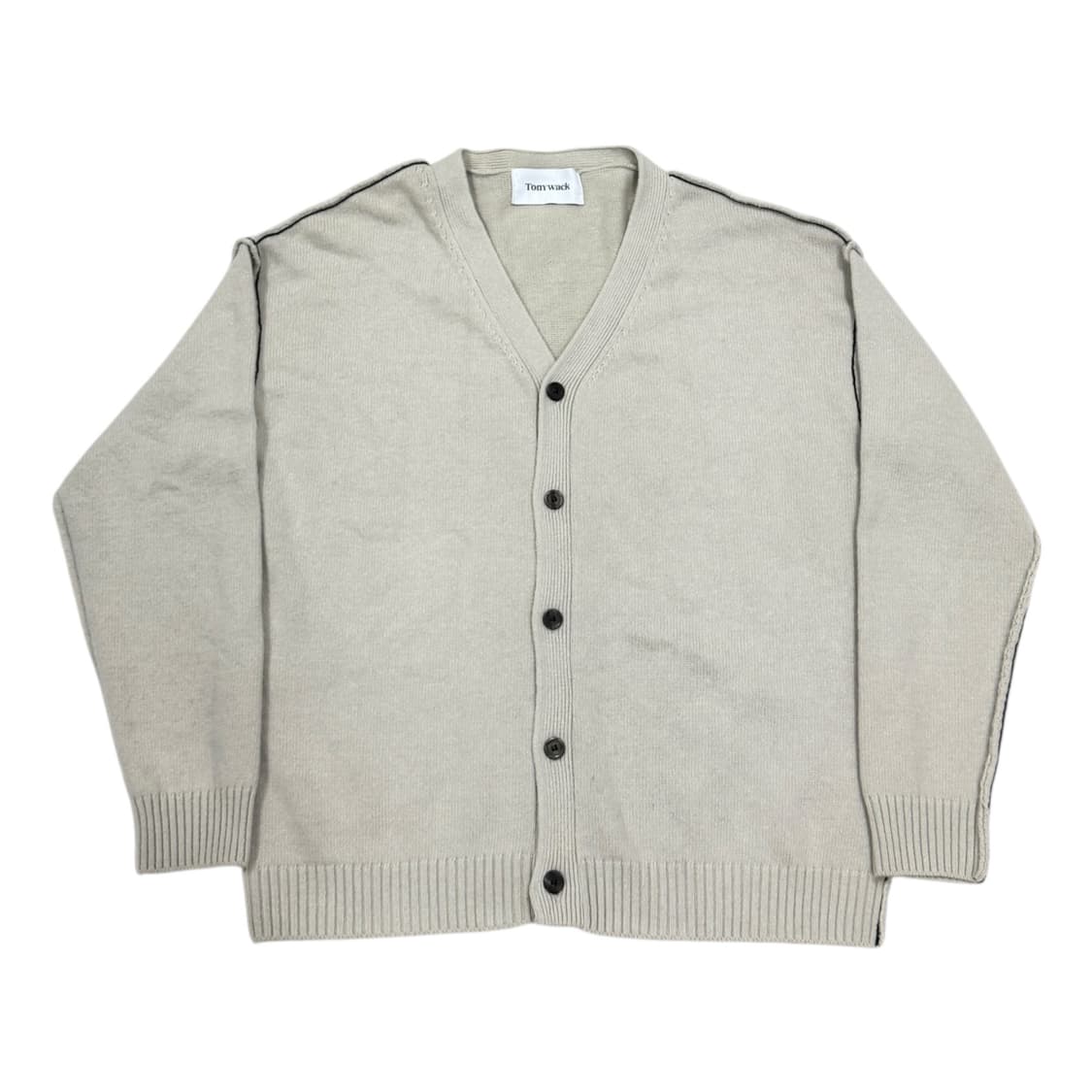 토니웩 스티치 울 캐시미어 김요한 가디건 L 상품이미지1