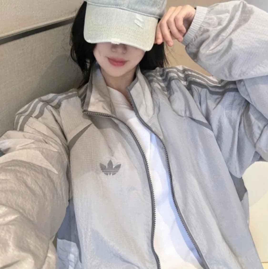 아디다스 아디컬러 2000s 우븐 트랙탑 바람막이 M 상품이미지3