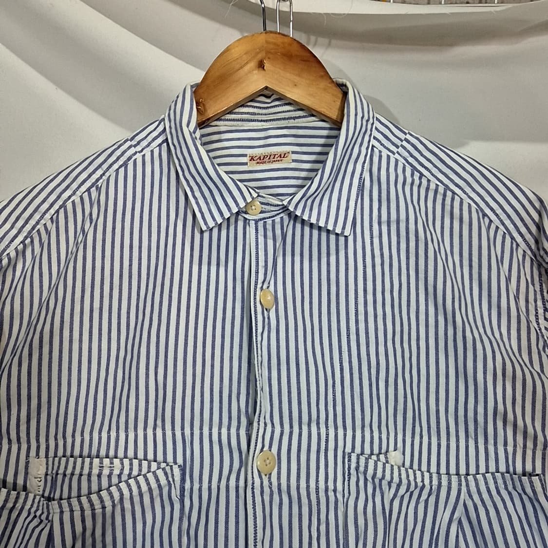 캐피탈 ox 스트라이프 셔츠 상품이미지2