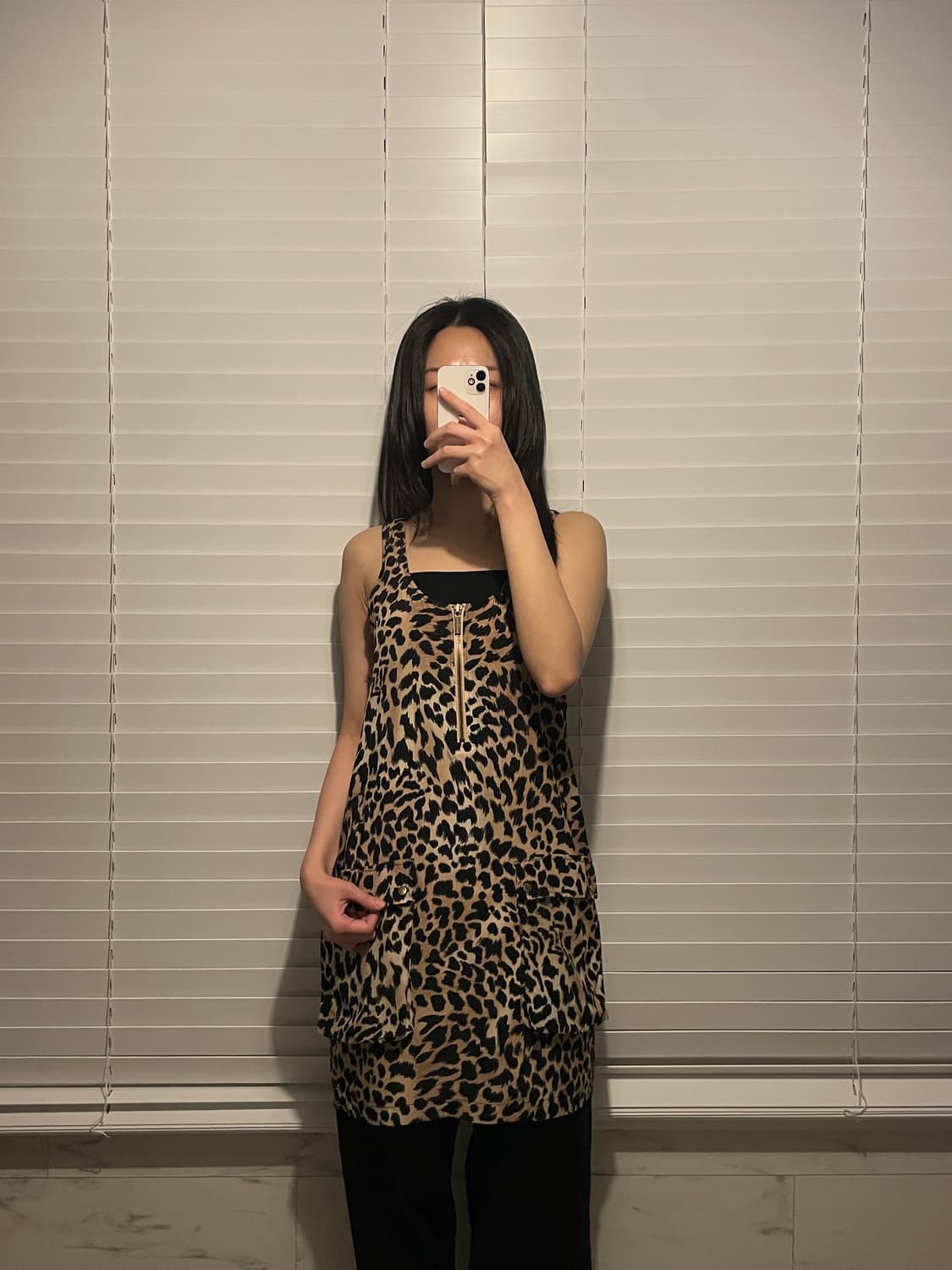 마이클코어스 레오파드 슬리브리스 원피스 상품이미지2