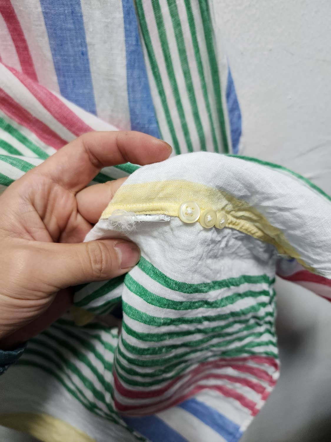 폴로 랄프로렌 린넨 스트라이프 셔츠 상품이미지3