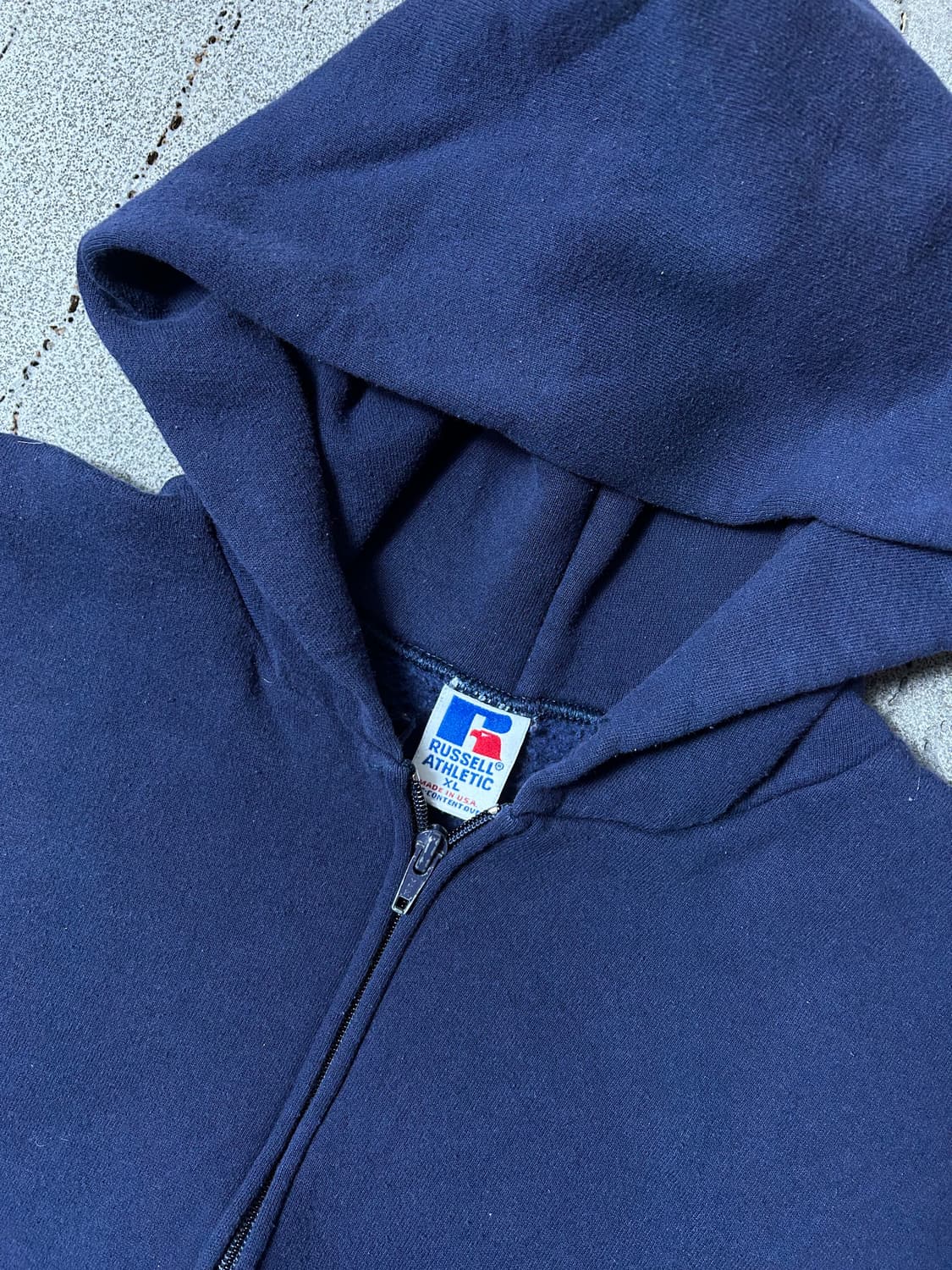 USA 90년대 추정 제품 러셀 애슬레틱 후드집업 판매 상품이미지2