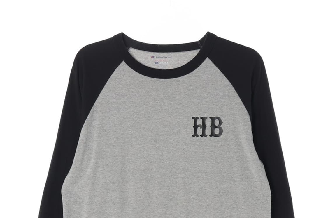 챔피온 HB 로고 배색 나그랑 7부 티셔츠 L 상품이미지3