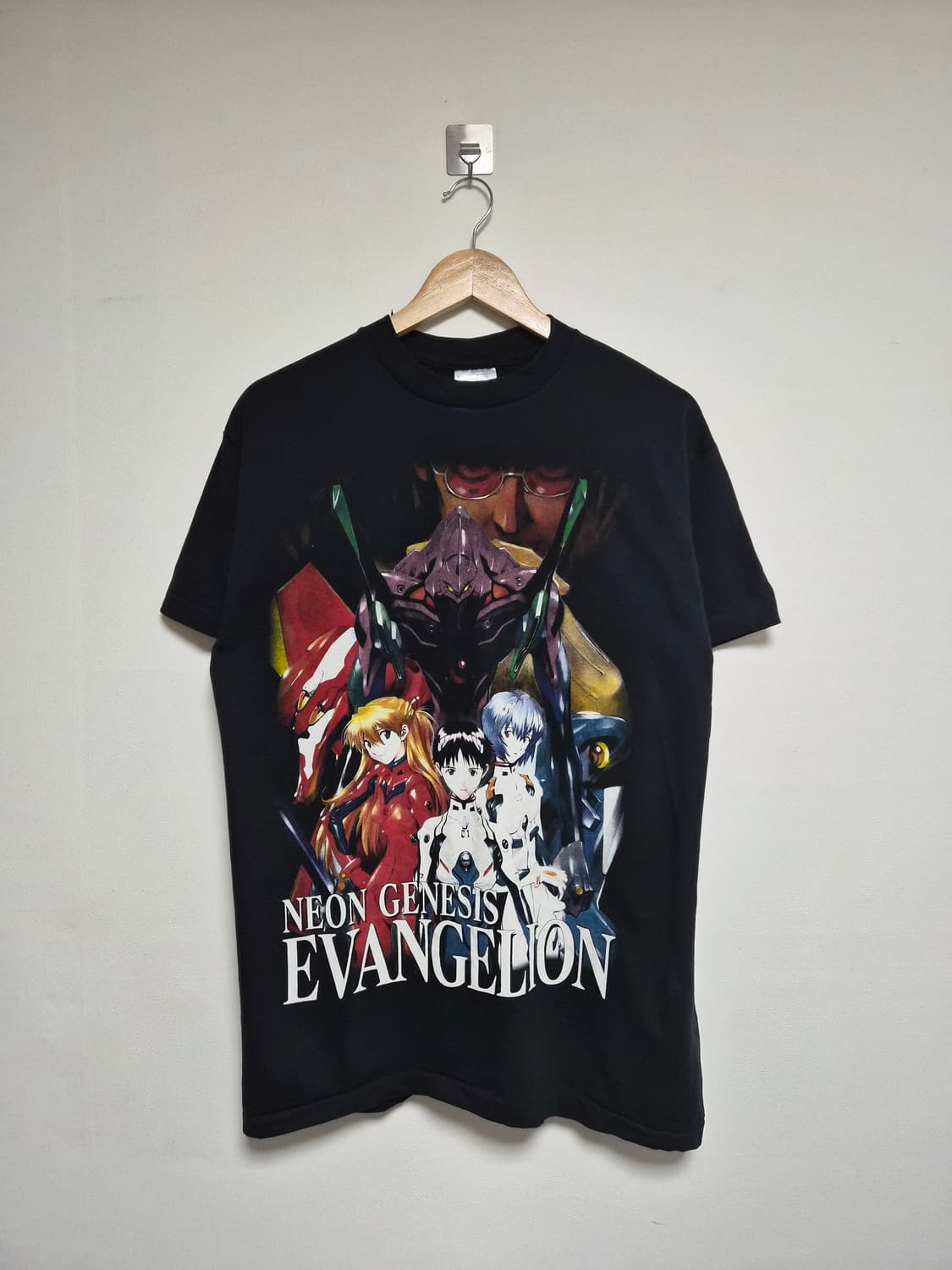 에반게리온 단체로고 애니 티셔츠 L - T160 상품이미지1
