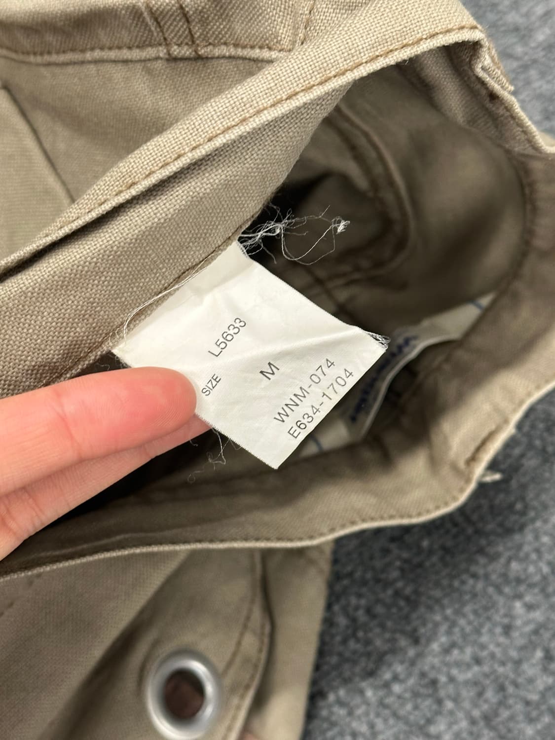 M)랭글러 빈티지 여성 베이지 카고팬츠 상품이미지5