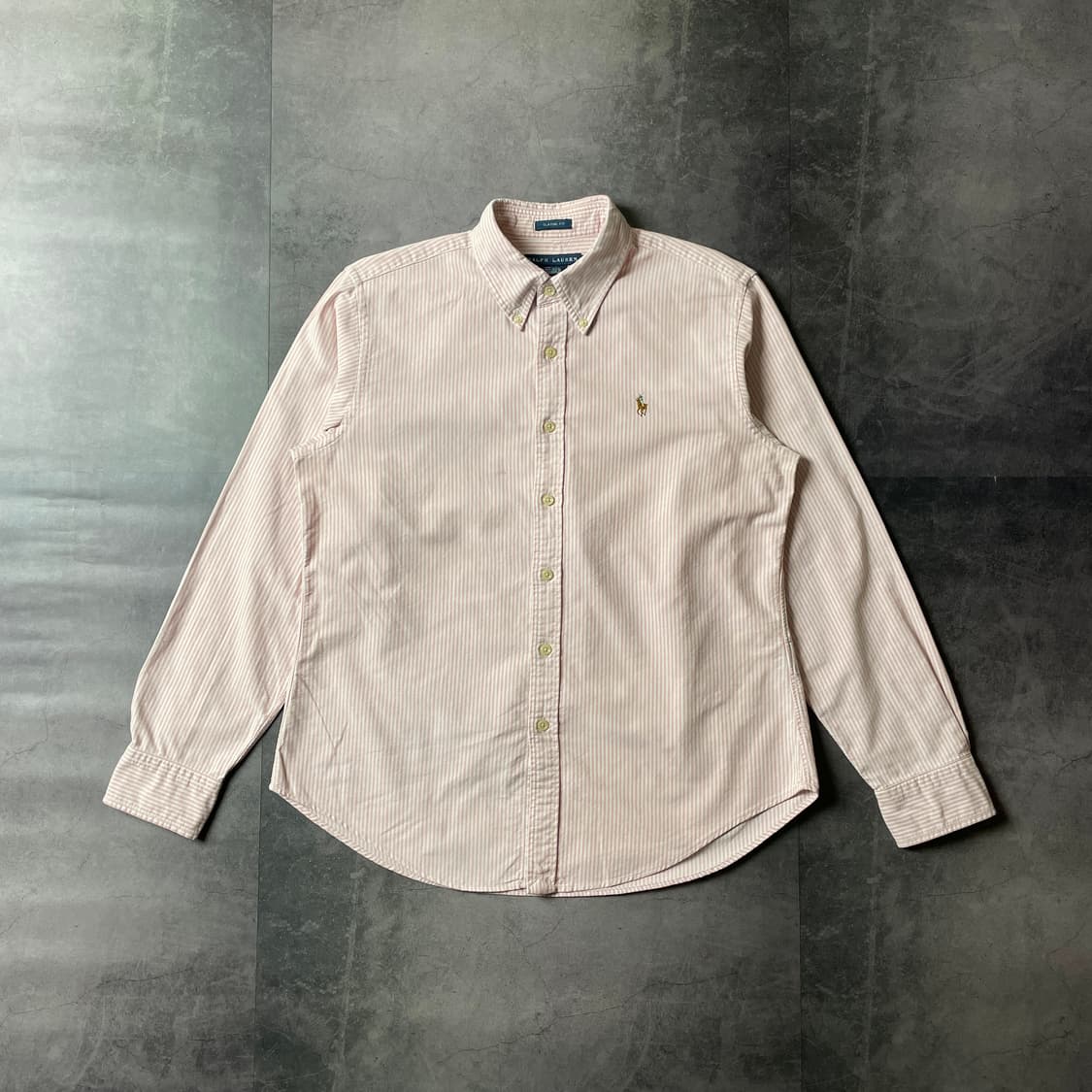 RALPH LAUREN 랄프로렌 빈티지 핑크 스트라이프 코튼셔츠 상품이미지1