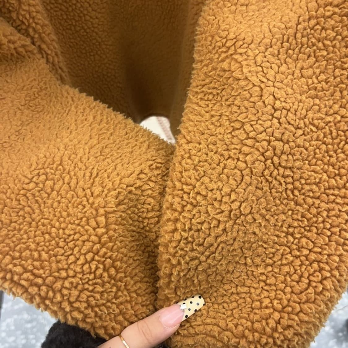 유니클로 U 빈티지 폭닥 뽀글이 후리스 집업 자켓 M C09618 상품이미지7