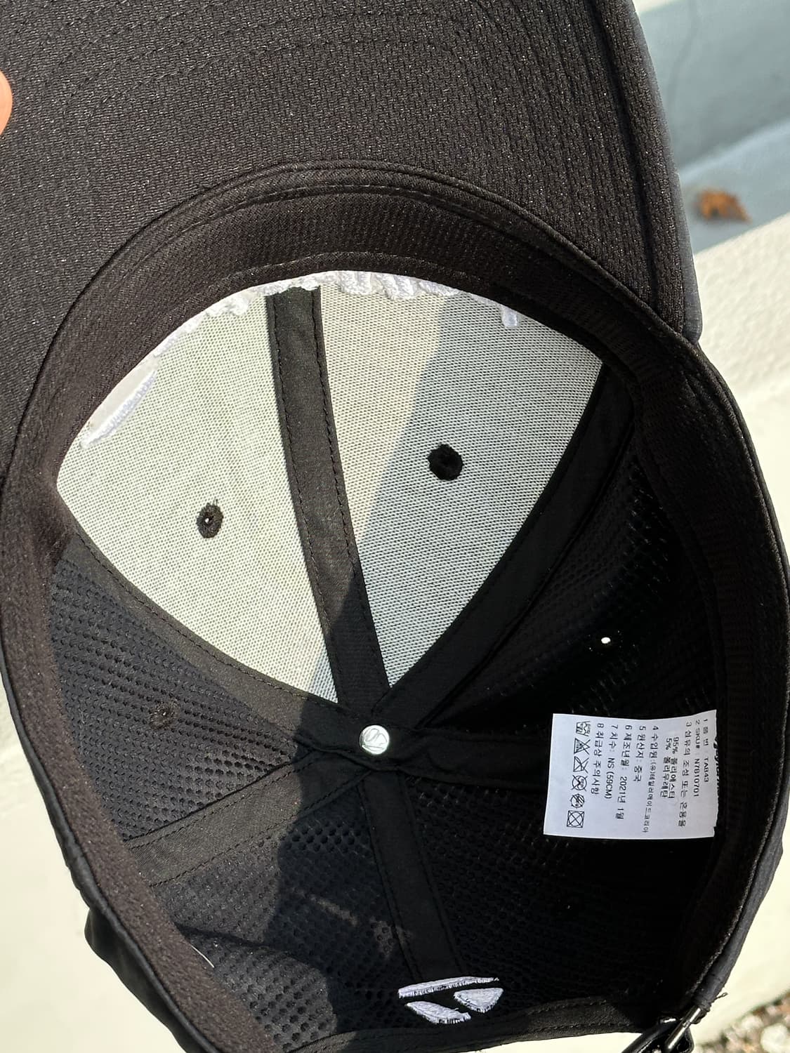 [F] 테일러메이드 로고 블랙 볼캡 모자 골프 상품이미지5