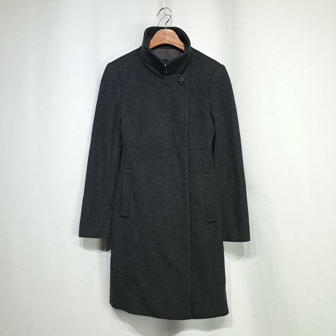 CN940W M 막스앤코 막스마라 앙고라 울 벨티드 롱 코트 상품이미지9