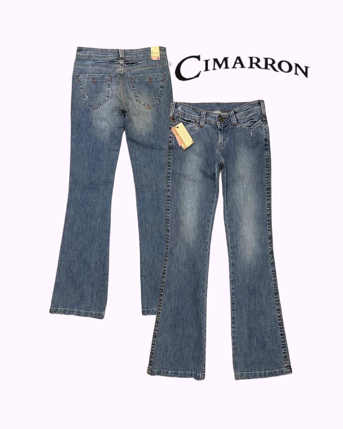 CIMARRON PAIRS low-rise boots-cut jean 상품이미지1