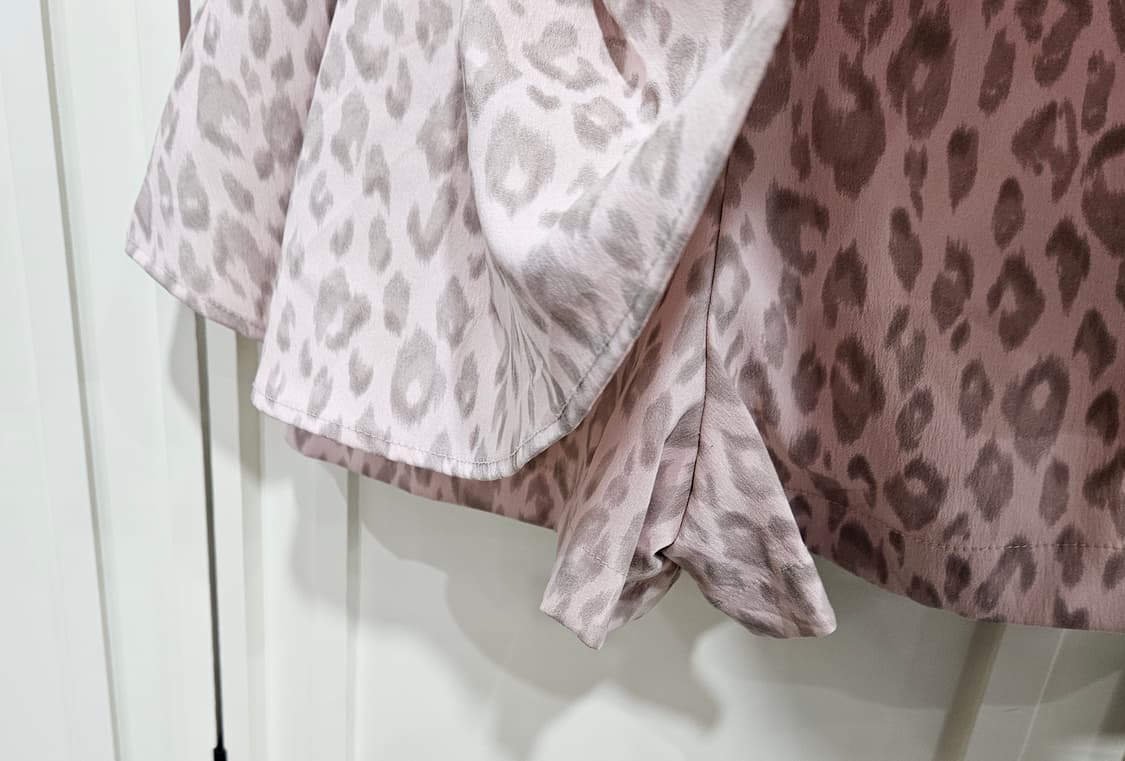 연핑크 레오파드 치마바지 큐롯팬츠 상품이미지3