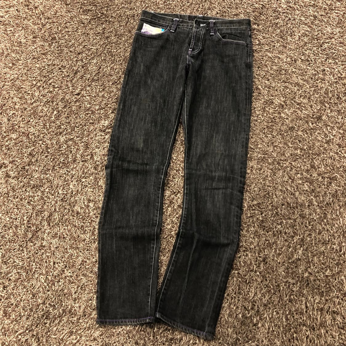 리바이스 앤디워홀 스트레이트 블랙 워싱 데님 팬츠 상품이미지2