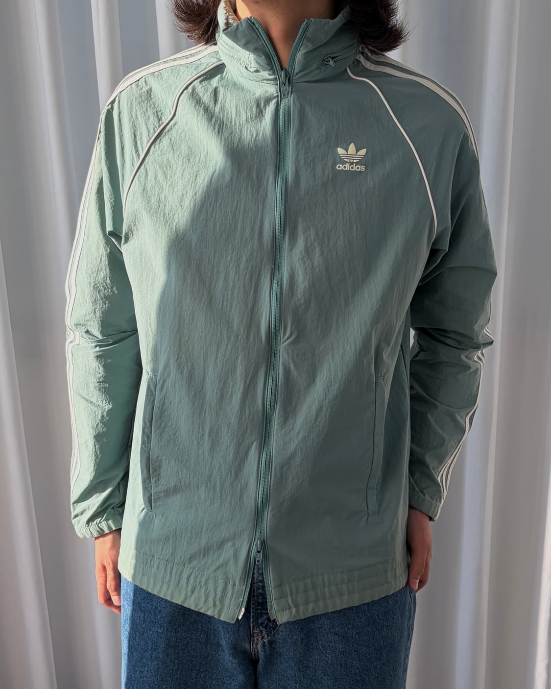 [L]아디다스 SST 우븐 바람막이 상품이미지3