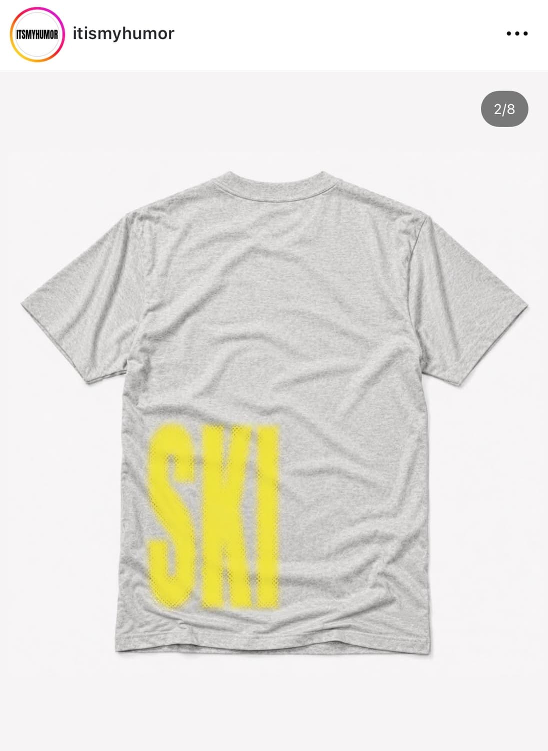 잇츠마이휴머 ITSMYHUMOR Dieski Tee Gray 상품이미지2