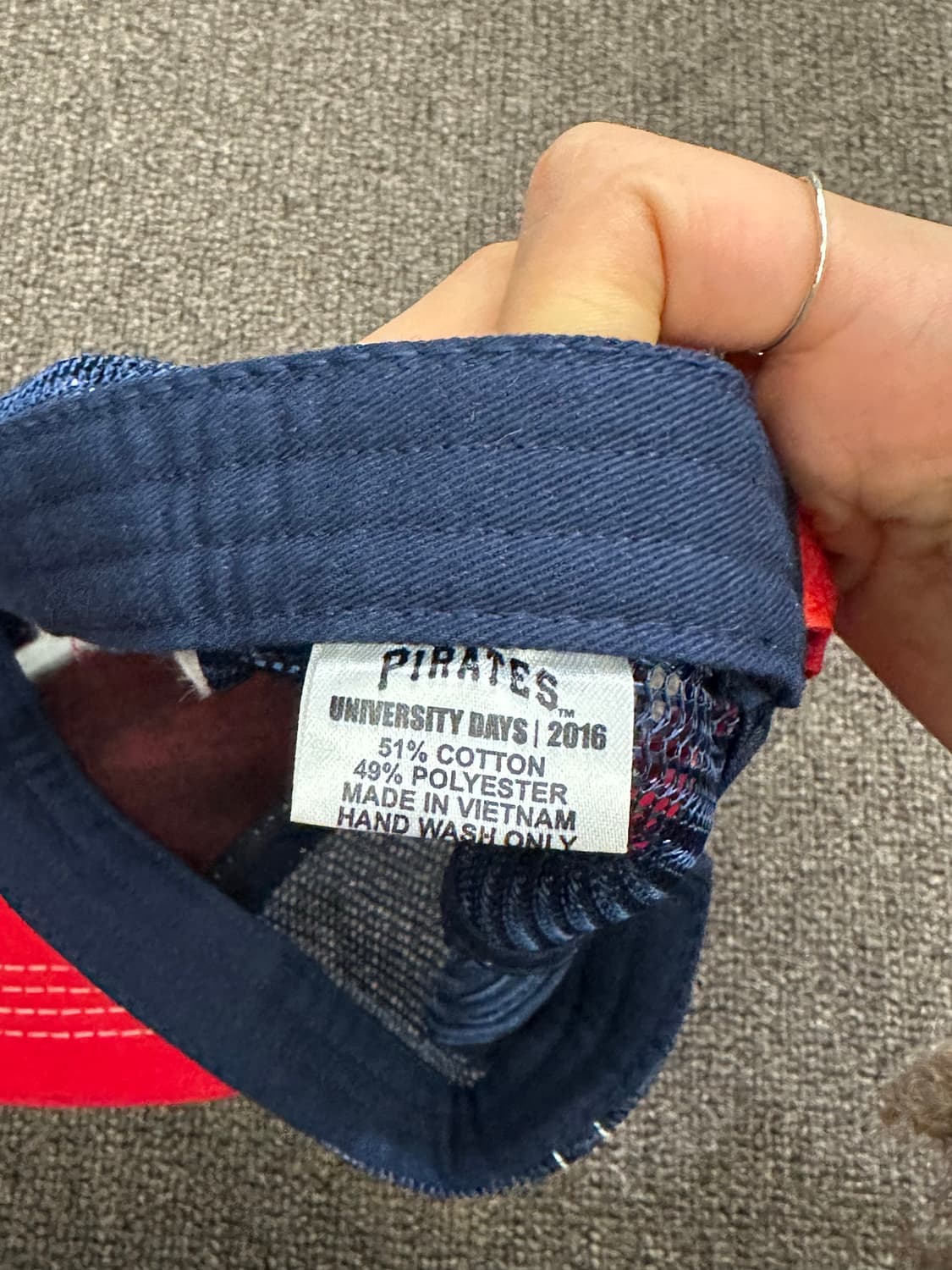 빈티지 Pirates 2016 기념 메쉬 볼캡 상품이미지4