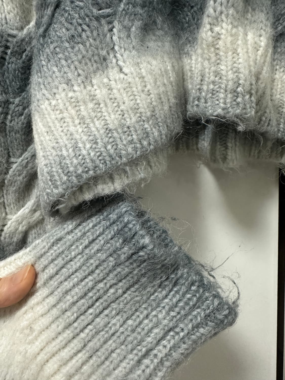 그라데이션 밀키 크롭니트 상품이미지5