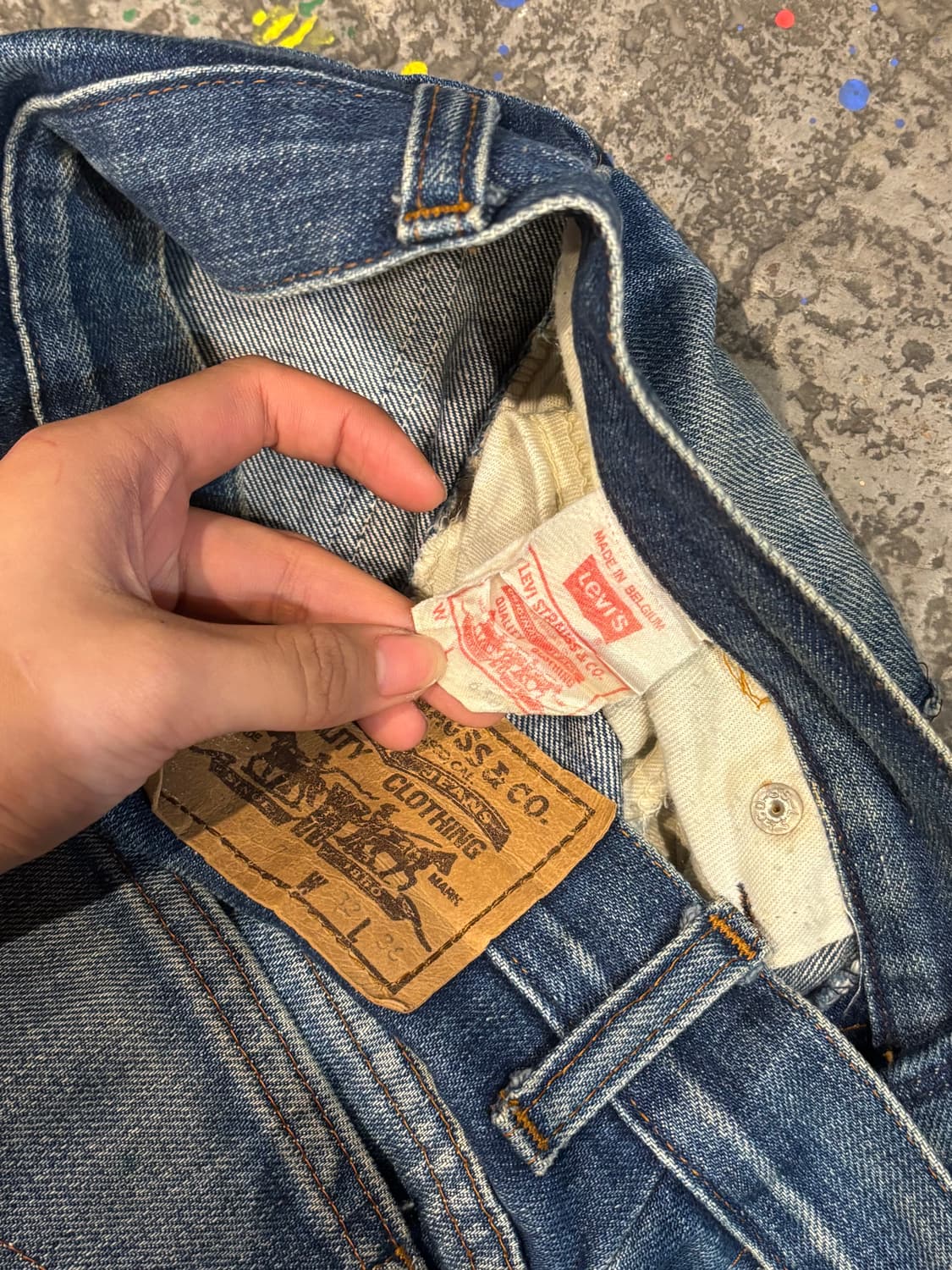 리바이스 6300 오렌지탭 레귤러 스트레이트 상품이미지10