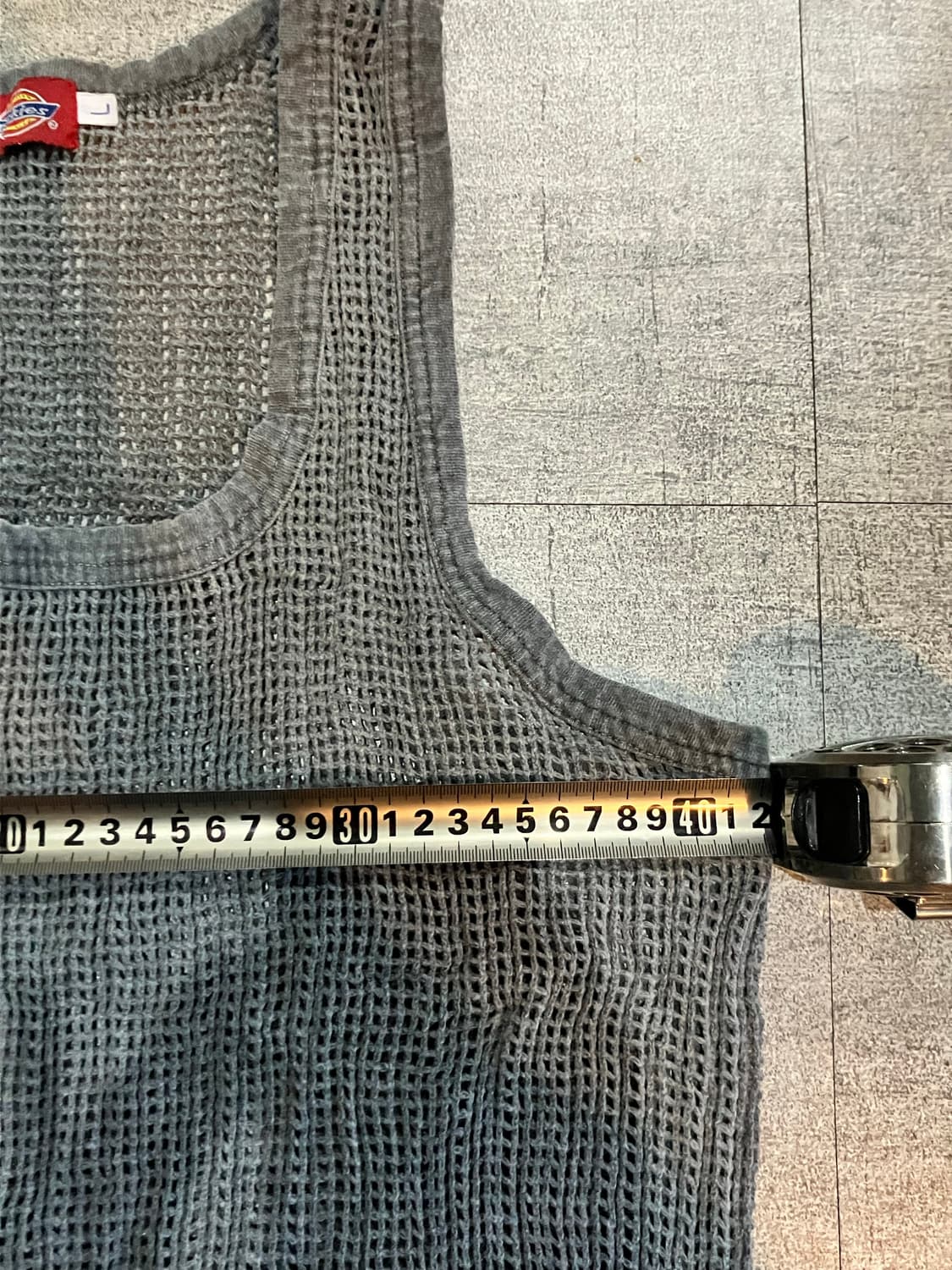 일본빈티지 디키즈 올드스쿨아메카지 그물 슬리브리스 나시탑 상품이미지2