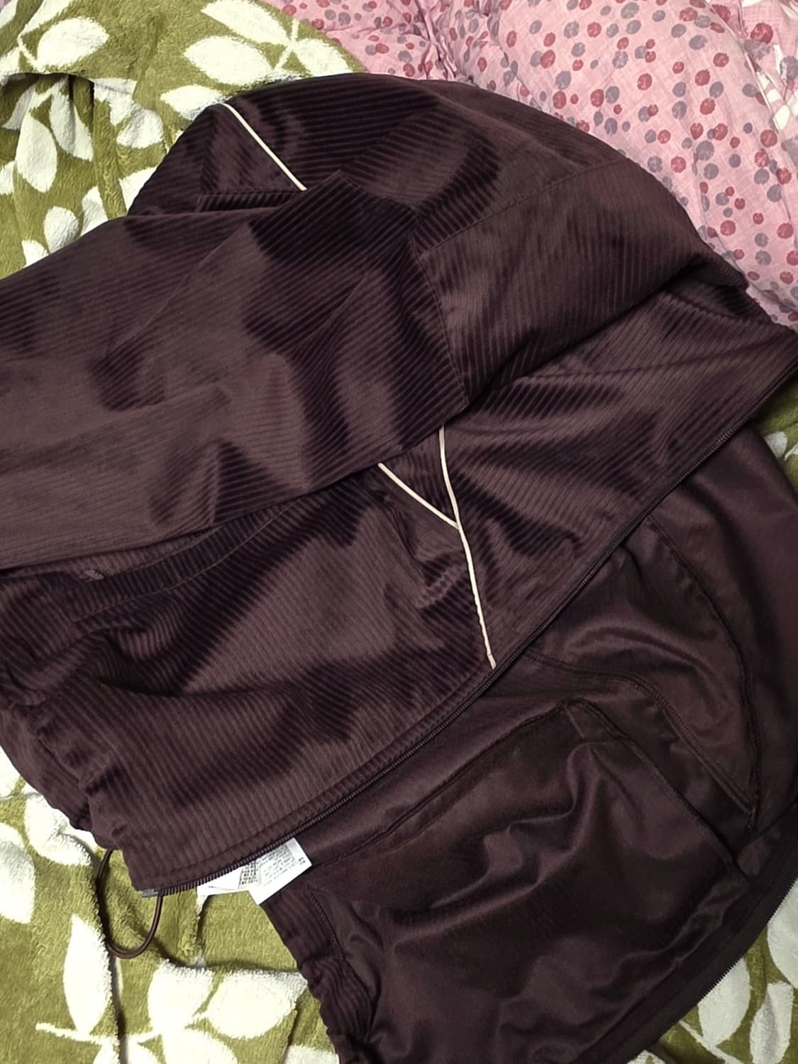 아디다스 코듀로이 벨벳 초코브라운 져지 상품이미지3