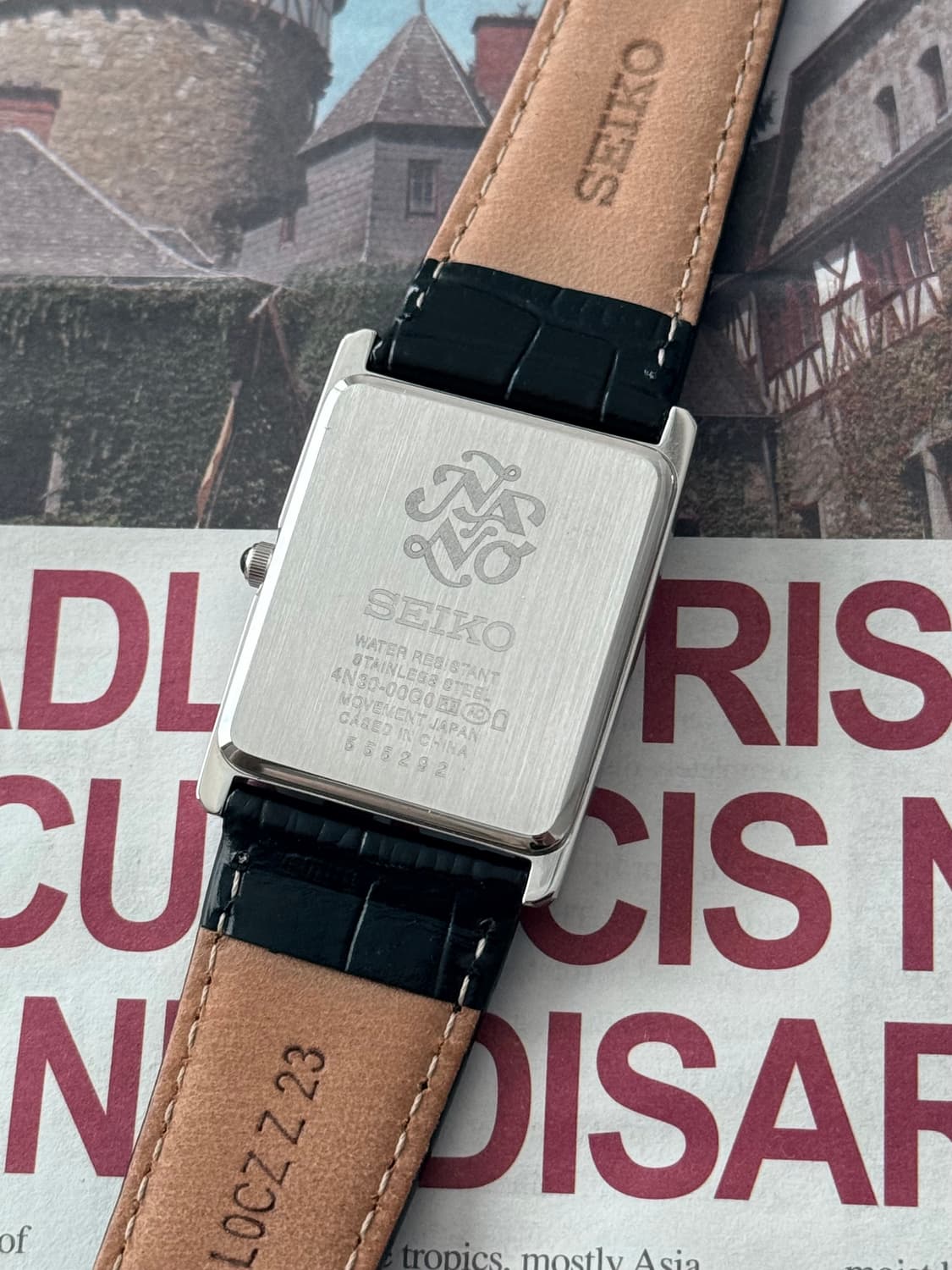 세이코 Seiko 나노 x 세이코 콜라보 탱크 상품이미지6