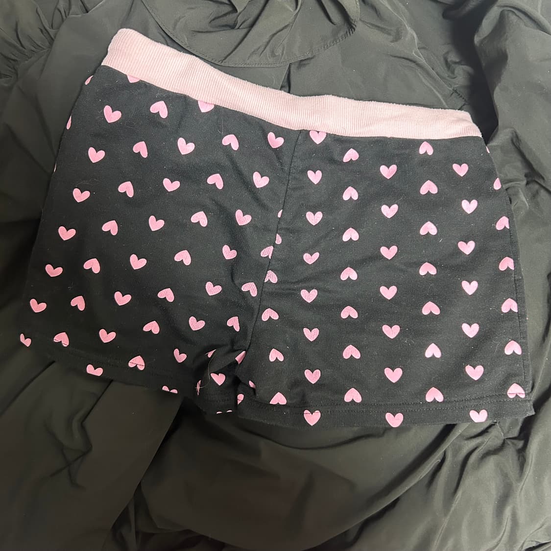 갸루 y2k 하트 반바지 상품이미지2