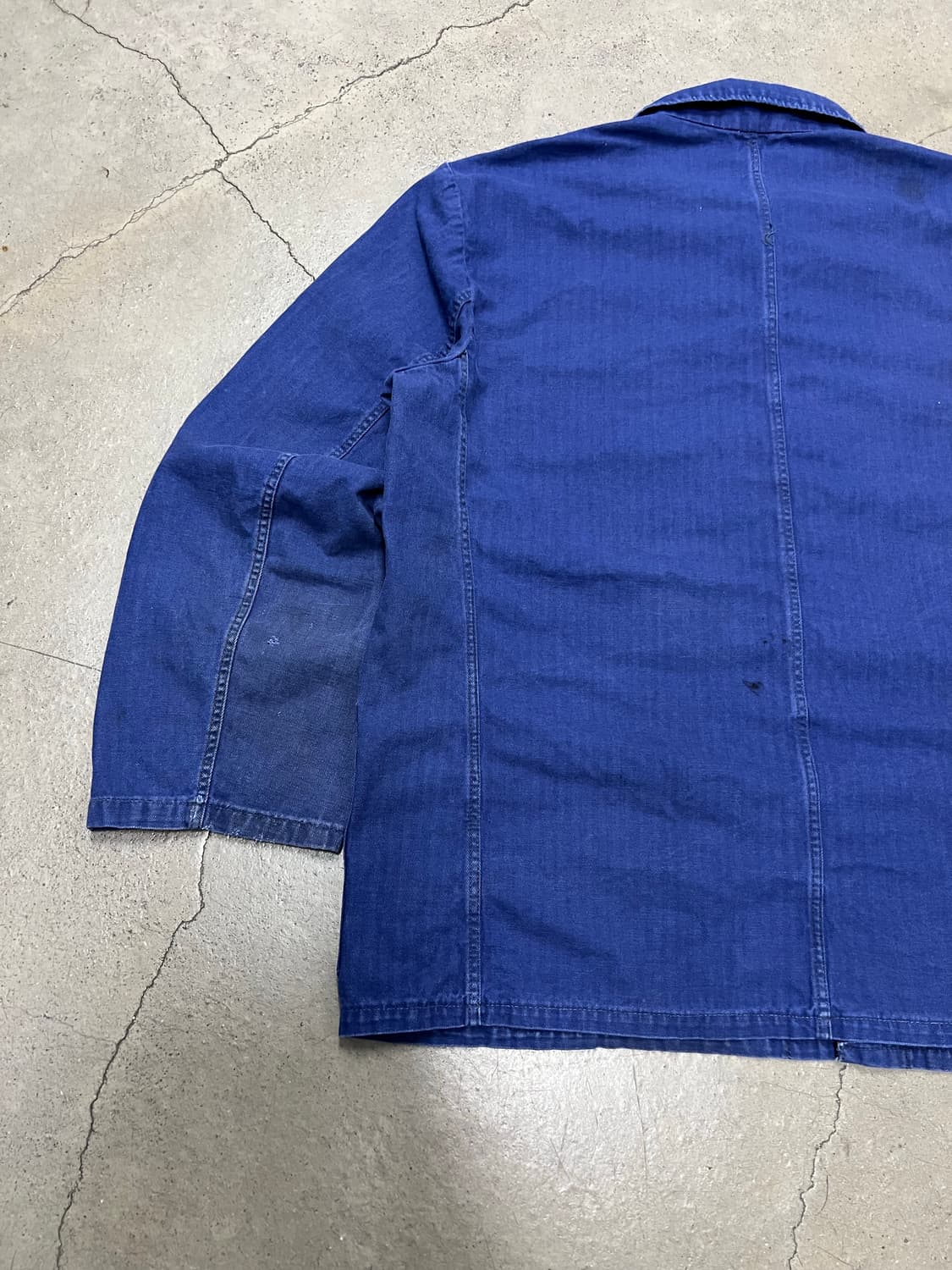OLD VINTAGE WASHING HBT 헤링본트윌코튼 프렌치워크자켓 상품이미지8